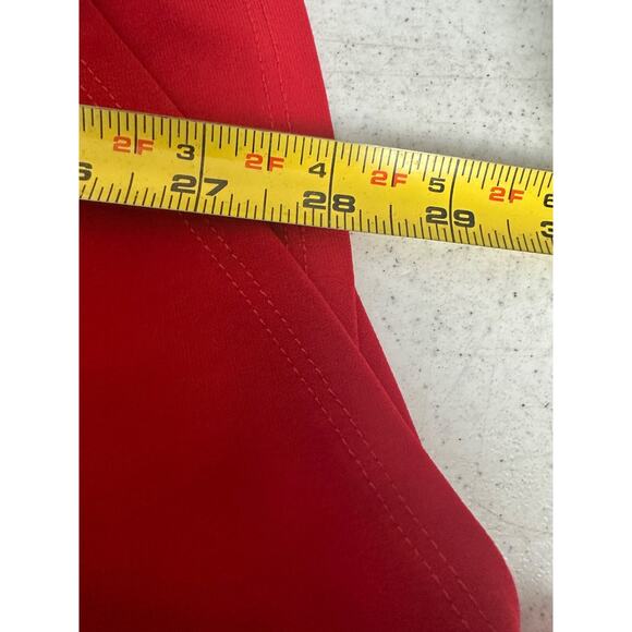 Joseph Ribkoff Tee Shirt Top Blouse sz 8 Lipstick Red Buttons Swing Tunic A24 - Picture 6 of 6